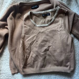 Shein Tank Top and Sweater Set